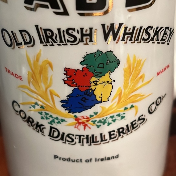 Vintage Paddy Old Irish Whiskey Liquor Pitcher RARE ICE LIP version - Picture 4 of 15